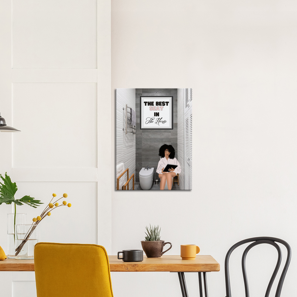 The Best Seat in the House Canvas(Gold Frame)