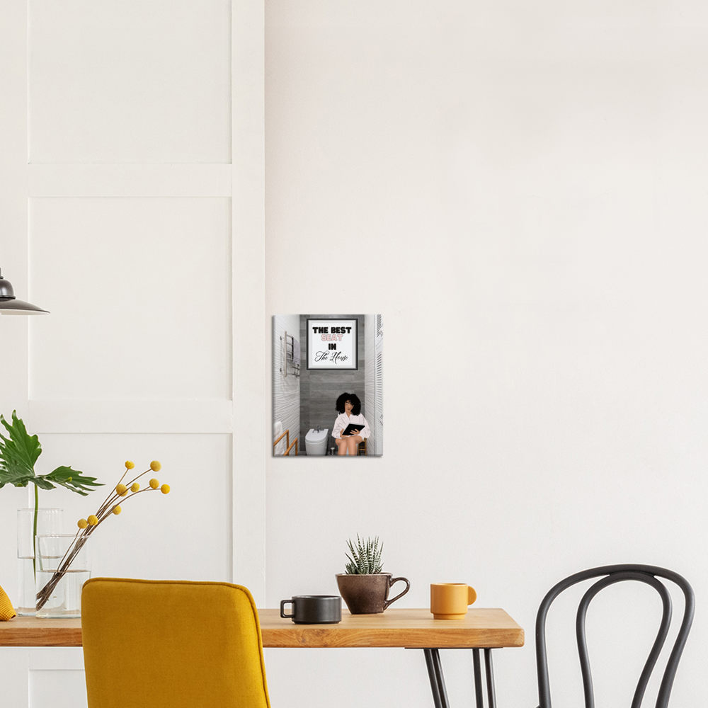 The Best Seat in the House Canvas(Gold Frame)