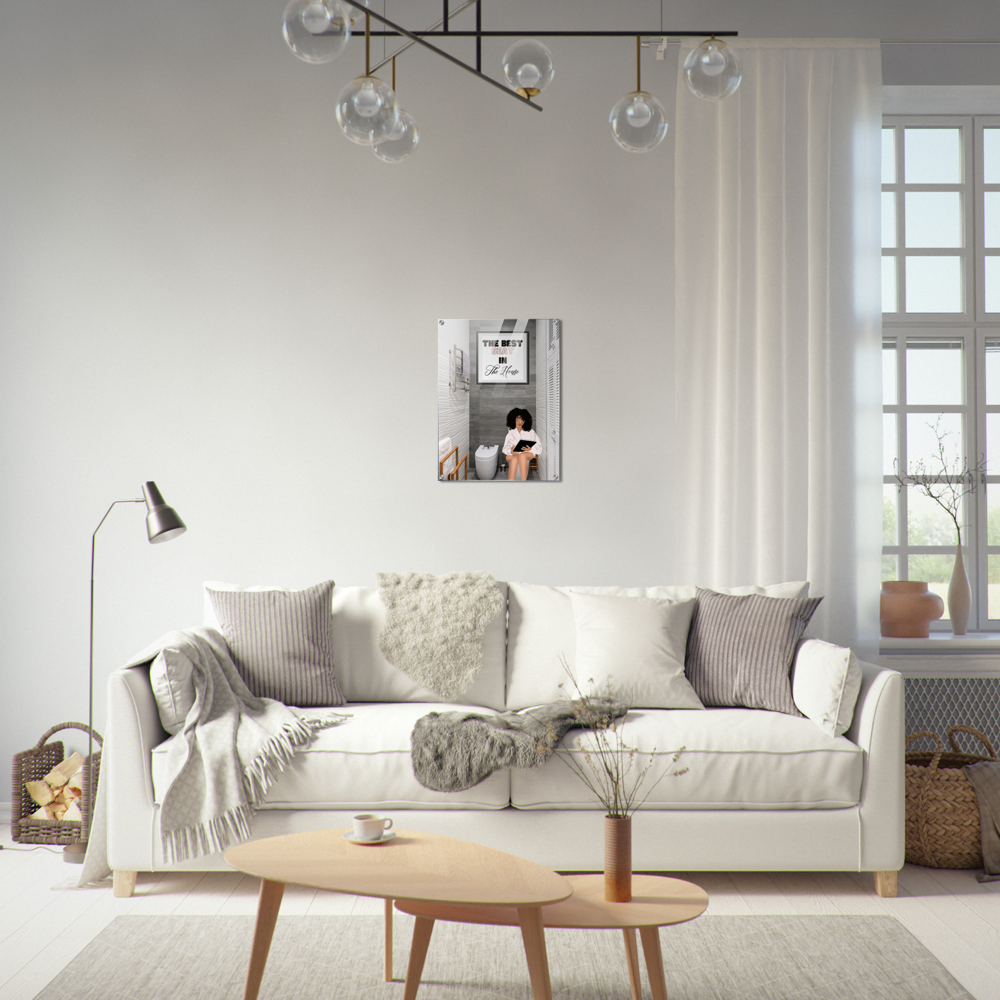 The Best Seat in the House Canvas(Gold Frame)