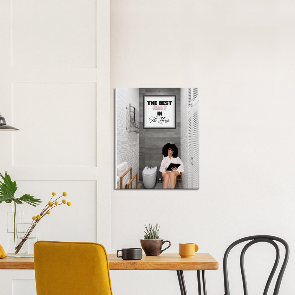 The Best Seat in the House Canvas(Gold Frame)