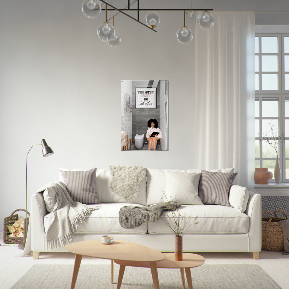 The Best Seat in the House Canvas(Gold Frame)