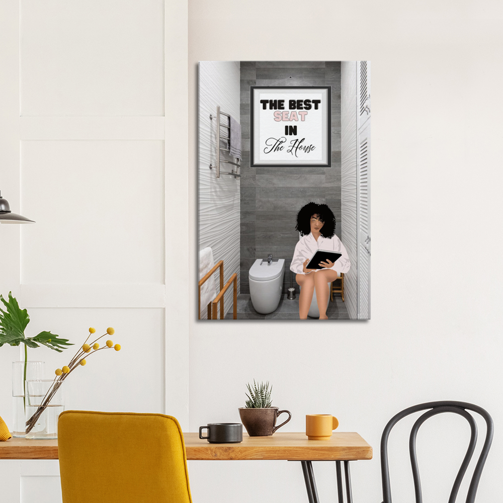 The Best Seat in the House Canvas(Gold Frame)