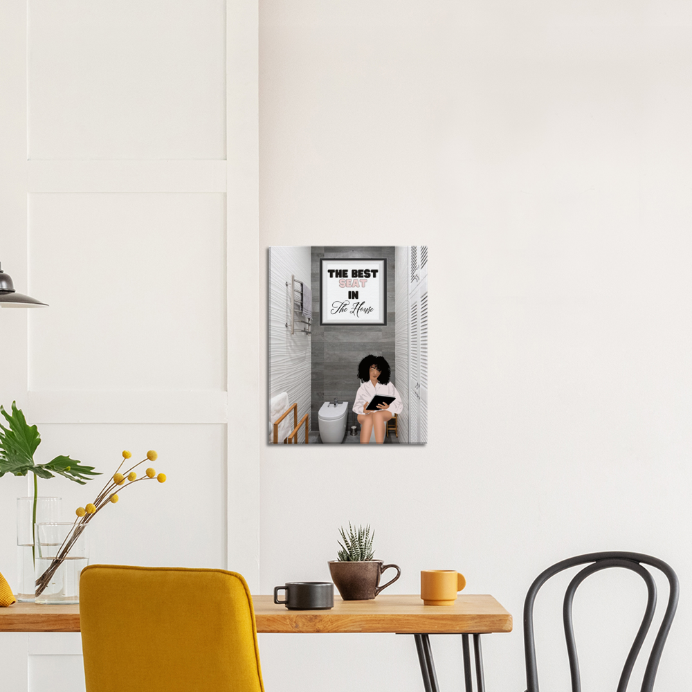 The Best Seat in the House Canvas(Gold Frame)