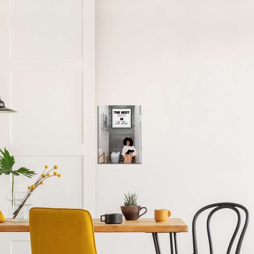 The Best Seat in the House Canvas(Gold Frame)
