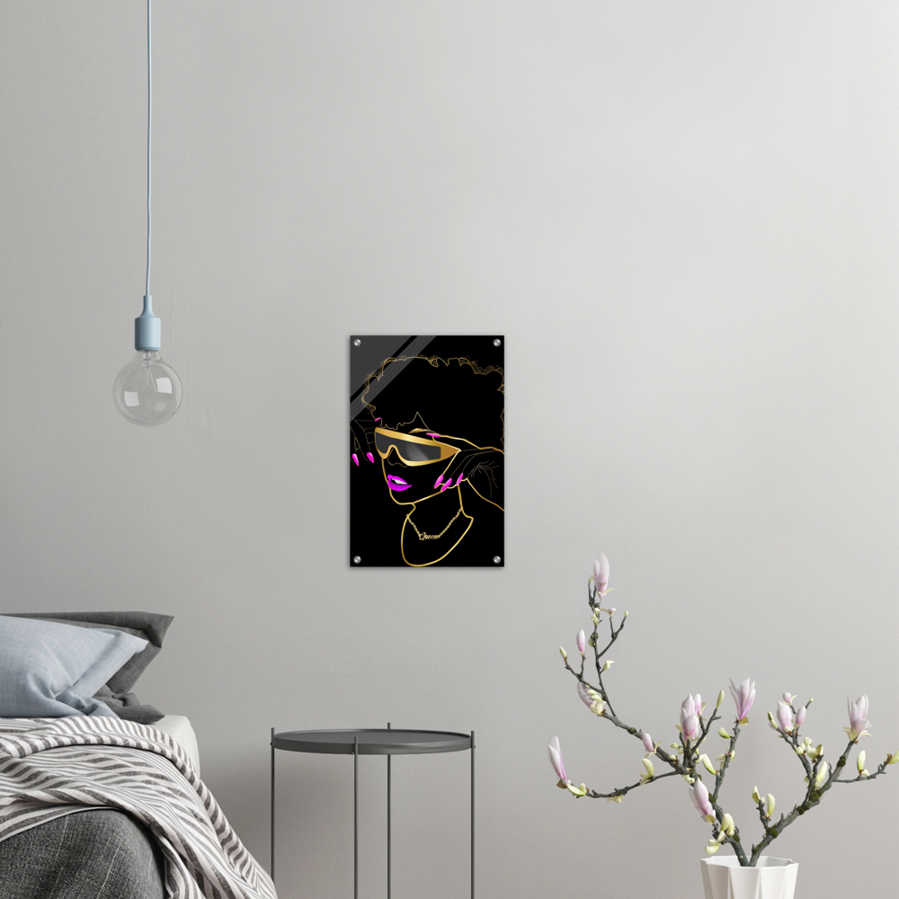 Queen Acrylic Print (Outline)