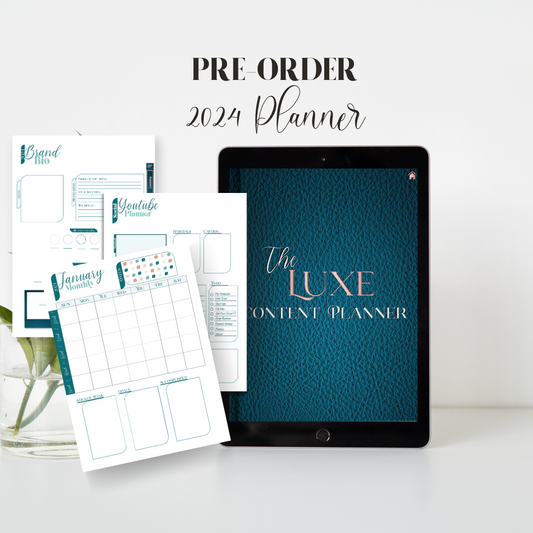 The Luxe Content Planner